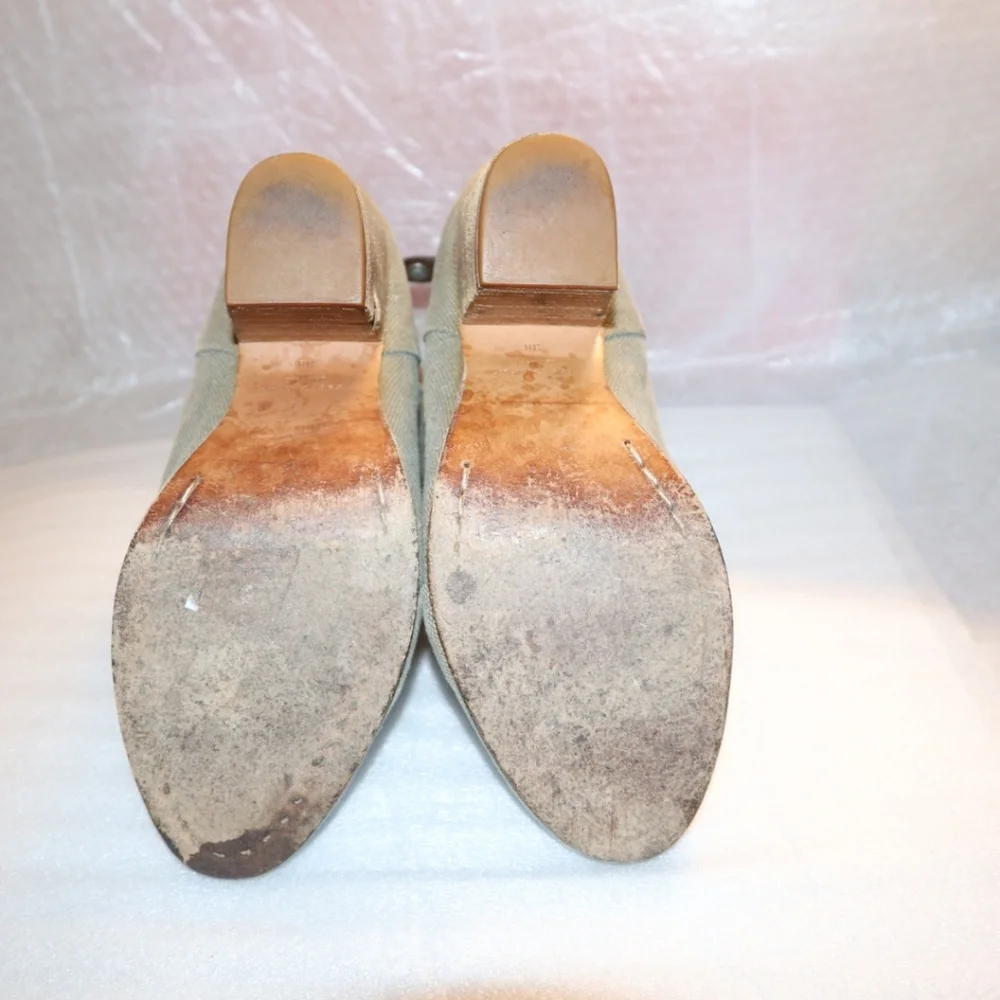 RAG & BONE Stonewall Green Classic Newbury Ankle Boots Size 38 USA 8 - Picture 8 of 9
